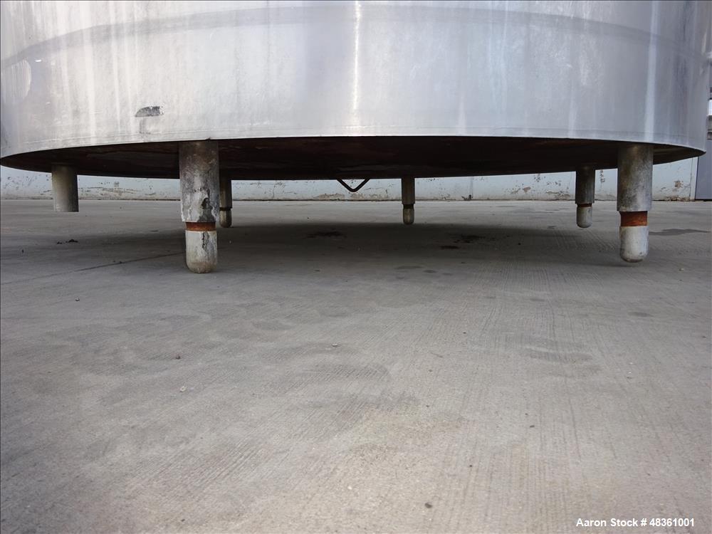 Used Walker Stainless Equipment Co. Mix Tank, Model PZ-B, 1,000 Gallon, 304 Sta