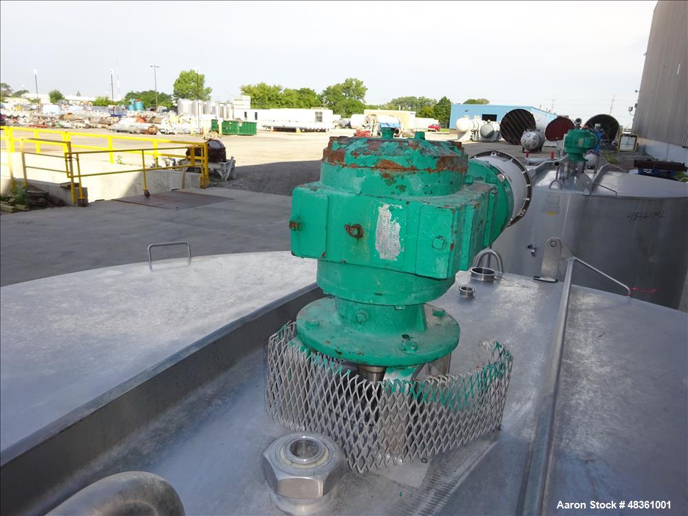 Used Walker Stainless Equipment Co. Mix Tank, Model PZ-B, 1,000 Gallon, 304 Sta