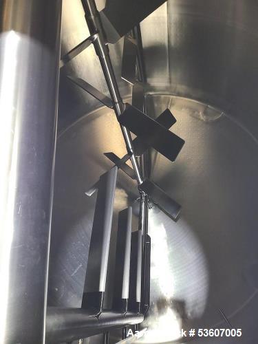 4,000 Gallon 316L Stainless Steel Process Tank – Jacketed, Agitated, CIP Ready