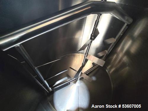 4,000 Gallon 316L Stainless Steel Process Tank – Jacketed, Agitated, CIP Ready