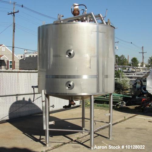 Used- 1,000 Gallon Stainless Steel Mixing Tank