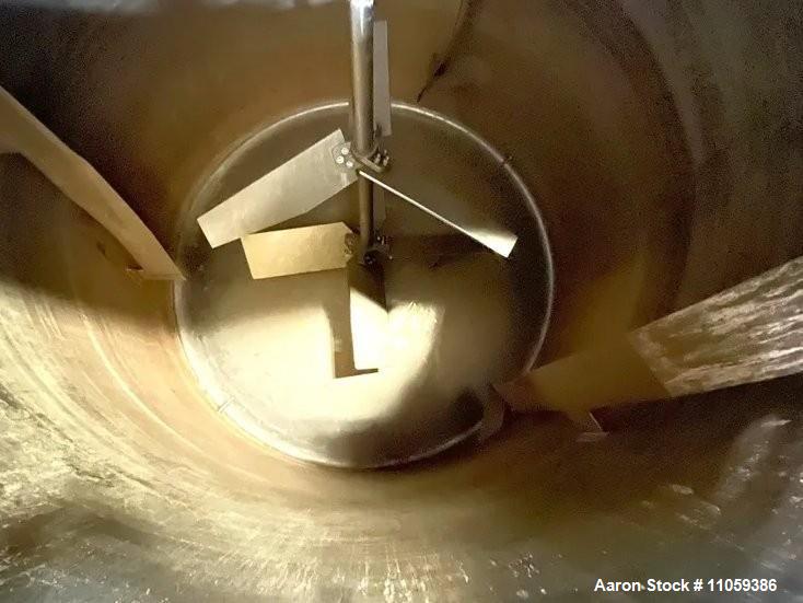 Used Walker Vertical Jacketed Mix Tank – 2,500 Gallon Stainless Steel