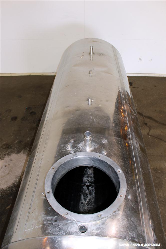 Used Zero Milk Cooling Tank, Model NV1500, 1,500 Gallon