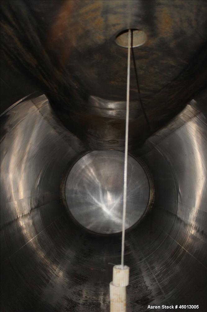 Used Zero Milk Cooling Tank, Model NV1500, 1,500 Gallon, 304 Stainless steel, Horizontal. Approximate 52" diameter x 154" straight side. Dished heads. Dimple jacketed. Insulated with stainless steel ...