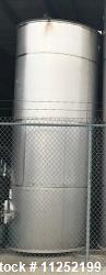 Used- Stainless Steel Single Wall 2,400 Gallon Storage Tank