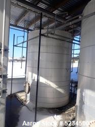 Used-Stainless Steel Tank, Approximately 3000 Gallons