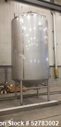 Used-10,000 Liters (approximately 2,642 Gallon) Stainless Steel Process Tank