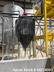 Used Tank,  1,000  Gallon, Stainless steel.  Top mounted Agitator.