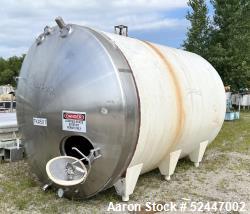 Cherry Burrell Agitated Storage Tank, Model HCW, 4,000 Gallon