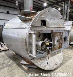 Used- Lee Industries Jacketed Tank, Model 2500U, 2500 Gallon, Hastelloy C276, Vertical. Approximate 84" diameter x 84" strai...