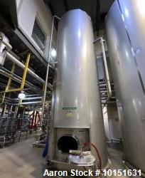 Used Mueller 4,950 Gallon Stainless Steel Tank | Vertical Skirted Process Vessel