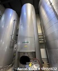 Mueller 4,950 Gallon Stainless Steel Storage Tank – Vertical Skirted