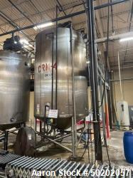 Used Precision Stainless 4,000 Gallon Vertical Processor | 316L Stainless Steel | Dual Motion Agitator | Jacketed
