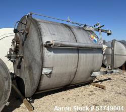 Used Industrial 96" Diameter Reco USA 304 Stainless Steel 2,700 Gallon Vertical
