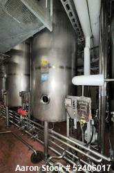 Used-Robert Mitchell Jacketed Tank, Approximate 1150 Gallon, 304 Stainless Steel