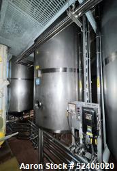 Used-Robert Mitchell Jacketed Tank, Approximate 1150 Gallon, 304 Stainless Steel