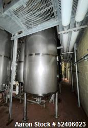 Used-Robert Mitchell Jacketed Tank, Approximate 1150 Gallon, 304 Stainless Steel