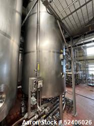 Used-Robert Mitchell Balance Jacketed Tank, Approximate 1700 Gallon, 304 Stainle