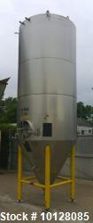 Used 2,000 Gallon Santa Rosa Stainless Steel Jacketed Vertical Tank – 20 PSI MAWP, Three-Zone