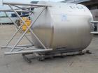 Unused Heritage BCast 1,000 Gallon Stainless Steel Storage Tank
