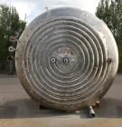 Used 3,000 Gallon Vertical Stainless Steel Jacketed Mix Tank. 108