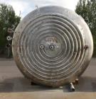 Used- 3,000 Gallon Vertical Stainless Steel Jacketed Mix Tank. 108