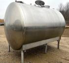 Used Potter & Rayfield Stainless Steel Horizontal Storage Tank – Style H