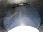 Used-1000 Gallon (approximately) Vertical Stainless Steel Tank