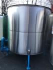 Used- 2000 Gallon Vertical Stainless Steel Mix Tank