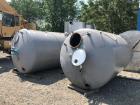 Used-Approximately 1500 Gallon Vertical Stainless Steel Food Grade Mix Tank