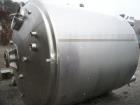 Used- 2000 Gallon (approximately), Sanitary 316 Stainless Steel Insulated Tank