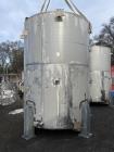 Used-CMW Inc Approximately 4000 Gallon Stainless Steel Vertical Storage Tank