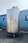 Used 2,500 Gallon Stainless Steel Jacketed Tank, Insulated with Agitator. Interior Dimensions: 75