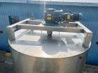 Used 2,500 Gallon Stainless Steel Jacketed Tank, Insulated with Agitator. Interior Dimensions: 75