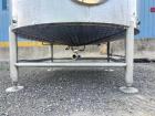 Used 2,500 Gallon Stainless Steel Jacketed Tank, Insulated with Agitator. Interior Dimensions: 75