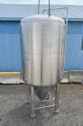Unused- 2000 Gallon 304 Stainless Steel Jacketed Brewery Tank. Insulated. 51 BBL Brewery Tank. Jacketed for cooling, rated 36.25psi. Cone bottom discharge: 2