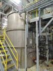 Used Stainless Steel Mix Tank, 3400 Gallon