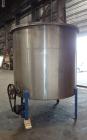 Used Charles S. Jacobwitz Tank, 1500 Gallons, 304 Stainless Steel, Vertical. Approximately 78
