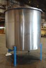 Used Charles S. Jacobwitz Tank, 1500 Gallons, 304 Stainless Steel, Vertical. Approximately 78