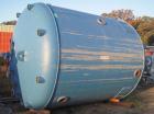 Used: Buckley Iron Works pressure tank,1400 gallon, 304 stainless steel, vertical. 72
