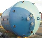 Used: Buckley Iron Works pressure tank,1400 gallon, 304 stainless steel, vertical. 72