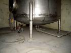 Used- Douglas Brothers Pressure Tank, 3000 gallon, Stainless steel, Vertical. Approximately 96