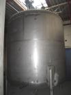 Used- Douglas Brothers Pressure Tank, 3000 gallon, Stainless steel, Vertical. Approximately 96