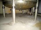 Used- P.X. Engineering Tank, 2000 gallon, Stainless steel, Vertical. Approximately 84