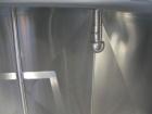 Used Cherry Burrell 4 compartment tank, approximately 350 gallons each, 304 stainless steel.  Each compartment measures 39