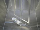 Used Cherry Burrell 4 compartment tank, approximately 350 gallons each, 304 stainless steel.  Each compartment measures 39