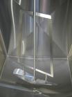 Used Cherry Burrell 4 compartment tank, approximately 350 gallons each, 304 stainless steel.  Each compartment measures 39