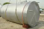 Used DCI tank, 4500 gallon, 304 stainless steel, jacketed. 89 1/4