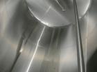 Used DCI tank, 4500 gallon, 304 stainless steel, jacketed. 89 1/4