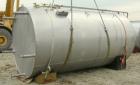 Used DCI tank, 4500 gallon, 304 stainless steel, jacketed. 89 1/4